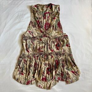 Free People Floral Tank Top